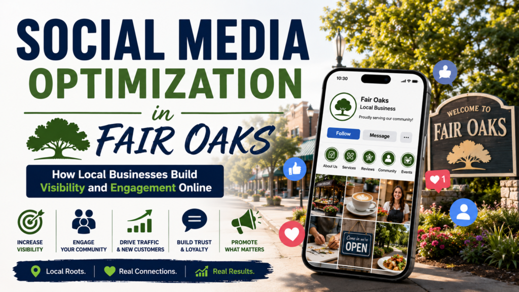 Social Media Optimization in Fair Oaks: How Local Businesses Build Visibility and Engagement Online