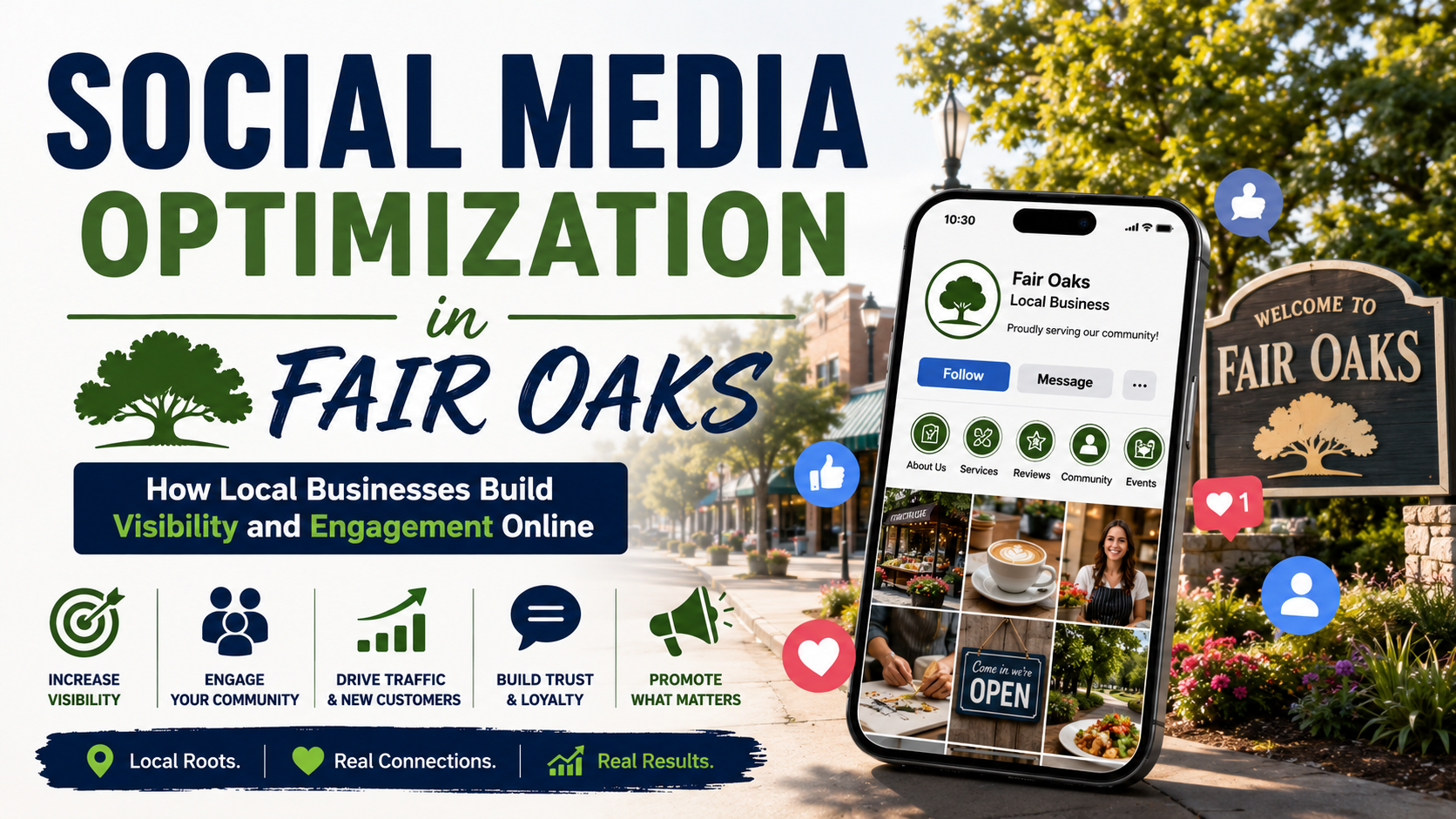 Social Media Optimization in Fair Oaks: How Local Businesses Build Visibility and Engagement Online